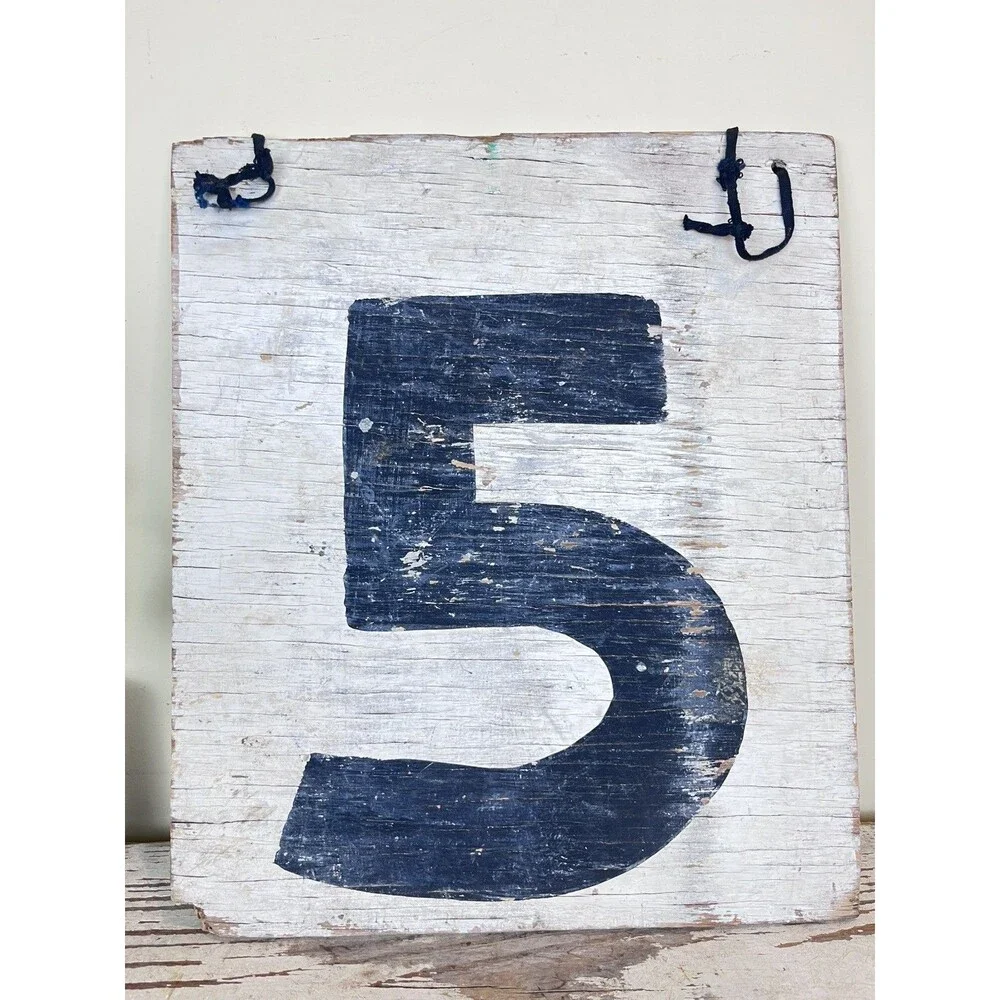 Vintage Rustic Primitive General Store Stall Wooden Hand Painted Sign 15.5”x13”